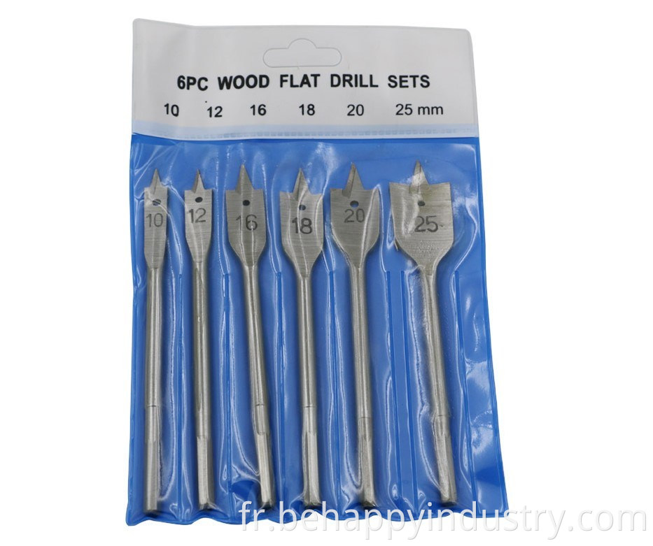 Tricuspid Woodworking Force Foret Woodworking Bit Hexagonal Handle Woodworking Openner Set